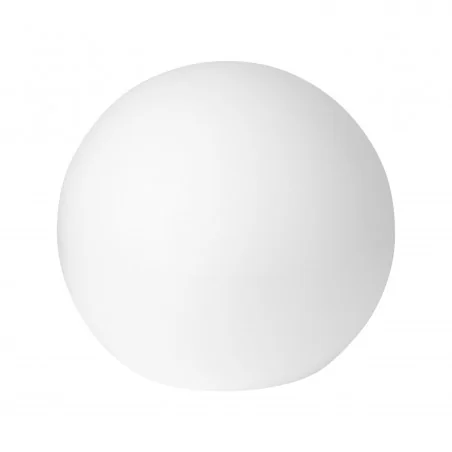 Lampy-kule-ogrodowe - biała kula ogrodowa 45cm na żarówkę e27 ip44 ad-op-6299we27zm orno 