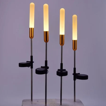 Lampy-solarne - lampka solarna podłużna zaokrąglona pałka wodna imitacja sunari fls-72 3000k foreverligh 