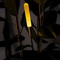 Lampy-solarne - lampka solarna podłużna zaokrąglona pałka wodna imitacja sunari fls-72 3000k foreverligh 