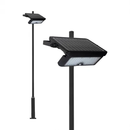 Lampy-solarne - eko9083 naświetlacz solarny led 10w 1150lm 4000k z czujnikiem epad eko-light 