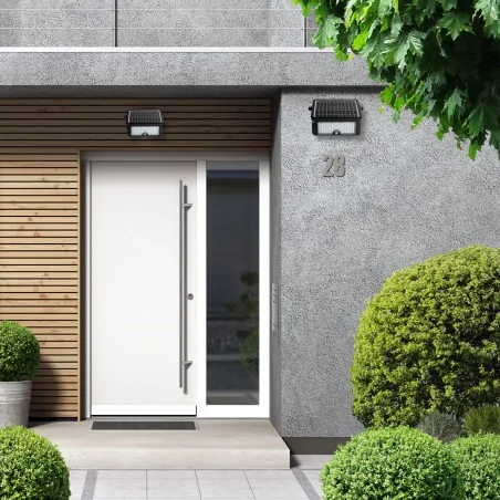 Lampy-solarne - eko9083 naświetlacz solarny led 10w 1150lm 4000k z czujnikiem epad eko-light 