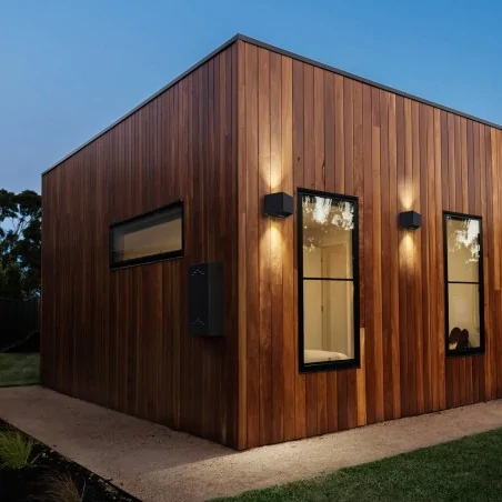 Kinkiety-solarne - eko9097 czarny kinkiet solarny led 50lm 3000k dwukierunkowy wings eko-light 