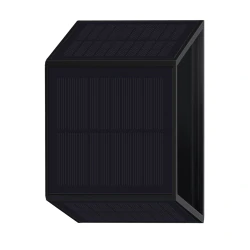 Kinkiety-solarne - eko9098 solarna lampa elewacyjna led 50lm 6000k czujnik zmierzchu wings eko-light 