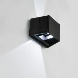 Kinkiety-solarne - eko9098 solarna lampa elewacyjna led 50lm 6000k czujnik zmierzchu wings eko-light 