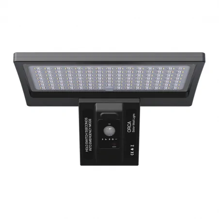 Lampy-solarne - eko9154 naświetlacz solarny z czujnikiem ruchu led 8w 1000lm 4000k milo eko-light 