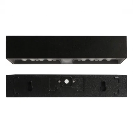 Lampy-solarne - eko9181 lampa solarna podłużna czarna led 6w 800lm 4000k brick eko-light 