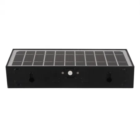 Lampy-solarne - eko9181 lampa solarna podłużna czarna led 6w 800lm 4000k brick eko-light 