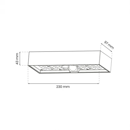 Lampy-solarne - eko9181 lampa solarna podłużna czarna led 6w 800lm 4000k brick eko-light 