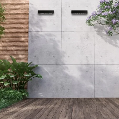 Lampy-solarne - eko9181 lampa solarna podłużna czarna led 6w 800lm 4000k brick eko-light 