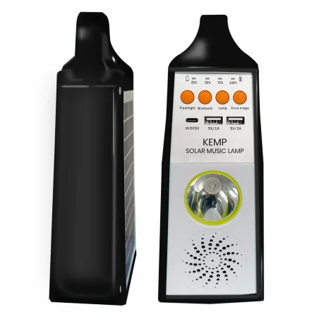 Lampy-solarne - eko0549 solarna lampa kempingowa 5w1 led 5w 6500k kemp eko-light 