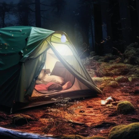 Lampy-solarne - eko0549 solarna lampa kempingowa 5w1 led 5w 6500k kemp eko-light 