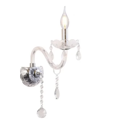 Kinkiety-do-salonu - elegancki kinkiet w kolorze srebrnym z kryształkami e14 cristallo 21-30252 candellux 