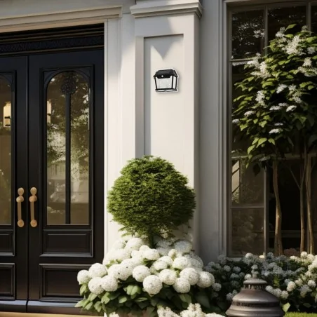 Lampy-solarne - eko0731 podwójny kinkiet solarny led 3000k 0,13w + czujnik filo eko-light 