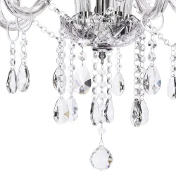 Lampy-sufitowe - ekskluzywny żyrandol z kryształkami na 5 żarówek e14 cristallo 35-30313 candellux 