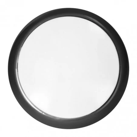 Plafony - ad-pl-6256be27pmm plafon ip44 w czarnej obudowie z czujnikiem ruchu na dwie żarówki e27 ik10 koko orno 