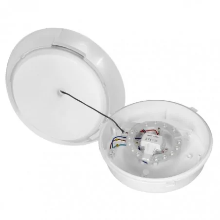 Plafony - ad-pl-6256we27pmr oprawa sufitowa ip44 z czujnikiem ruchu pir 2xe27 ik10 koko orno 