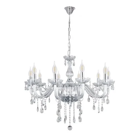 Lampy-sufitowe - elegancki żyrandol z dekoracyjnymi kryształkami 10xe14 cristallo 30-30351 candellux 