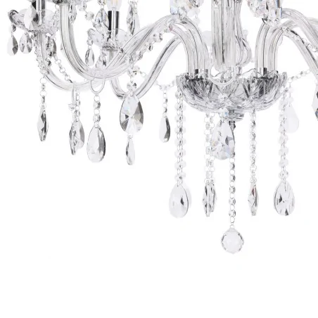 Lampy-sufitowe - lampa sufitowa wisząca z kryształkami 12xe14 cristallo 30-30375 candellux 