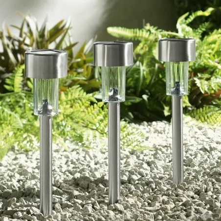 Strona-glowna - eko0594 wbijana lampka ogrodowa solarna inox 4,5x4,5x29,5 patyk eko-light 