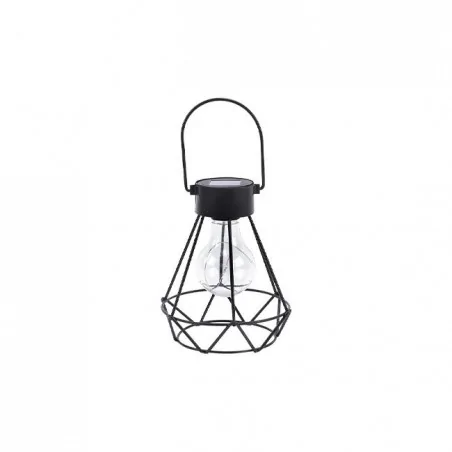 Lampy-solarne - lampa solarna wisząca z ażurowym kloszem w kształcie diamentu 3662 lvt 