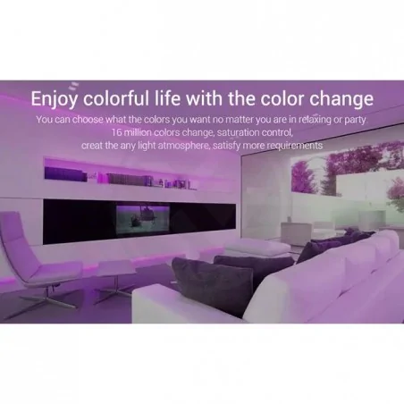 Sterowanie-oswietleniem - fut088 pilot rgb+cct rf dotykowy + uchwyt lvt 