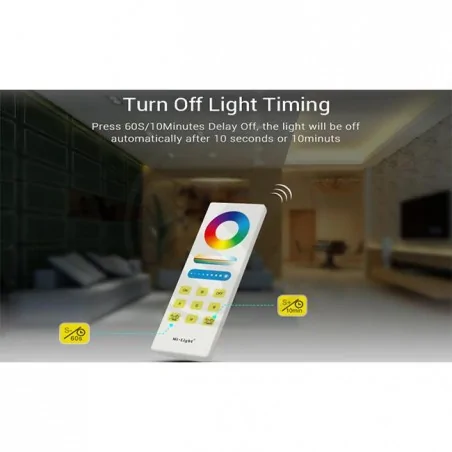 Sterowanie-oswietleniem - fut088 pilot rgb+cct rf dotykowy + uchwyt lvt 