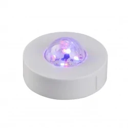Oprawy-meblowe-podszafkowe - lampki led dekoracyjne okrągłe pod szafkę sterowane pilotem 325501 polux-goldlux 
