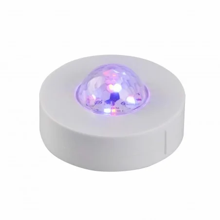 Oprawy-meblowe-podszafkowe - lampki led dekoracyjne okrągłe pod szafkę sterowane pilotem 325501 polux-goldlux 