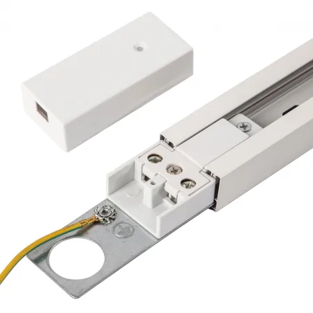 Oswietlenie-szynowe - szyna do zestawu szynoprzewodowego biała 1m ml0705 track eko-light 