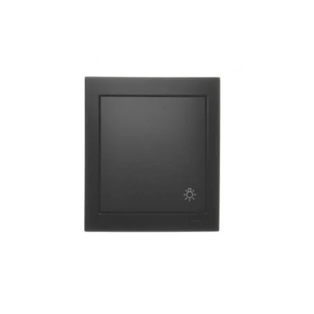 Wylaczniki-typu-swiatlo-zwierne - acs1/49 przycisk czarny mat natynkowy do światła zwierny 10a ip44 aquaclick kontakt-simon 