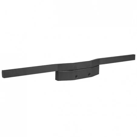 Kinkiety-do-salonu - kinkiet led w kolorze czarnym o mocy 10w neutralny 4000k 50cm mila 5794 lvt 