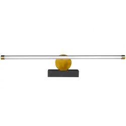 Kinkiety-do-salonu - kinkiet led nad lustro lub obraz 12w 60cm 4000k czarny santo 5797 lvt 
