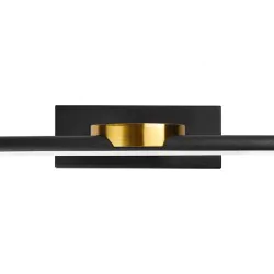 Kinkiety-do-salonu - kinkiet led nad lustro lub obraz 12w 60cm 4000k czarny santo 5797 lvt 