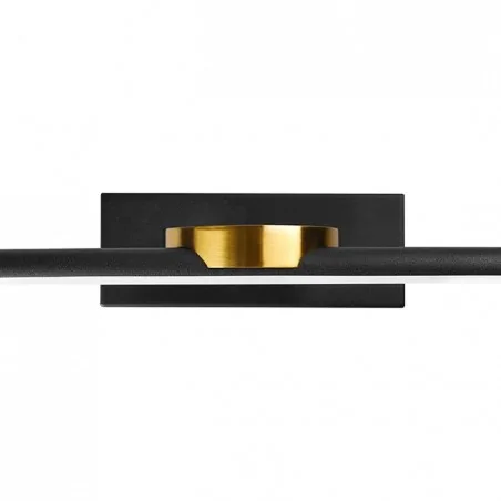 Kinkiety-do-salonu - kinkiet led nad lustro lub obraz 12w 60cm 4000k czarny santo 5797 lvt 