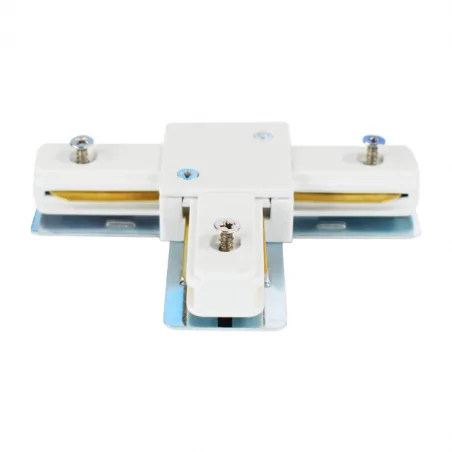 Oswietlenie-szynowe - łącznik t do szyn 1-obwodowy biały ml0713 track eko-light 