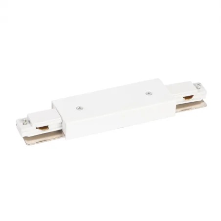 Oswietlenie-szynowe - prosty łącznik do szynoprzewodu 1-osobowy + zasilanie centralne ml0715 track eko-light 