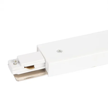 Oswietlenie-szynowe - prosty łącznik do szynoprzewodu 1-osobowy + zasilanie centralne ml0715 track eko-light 