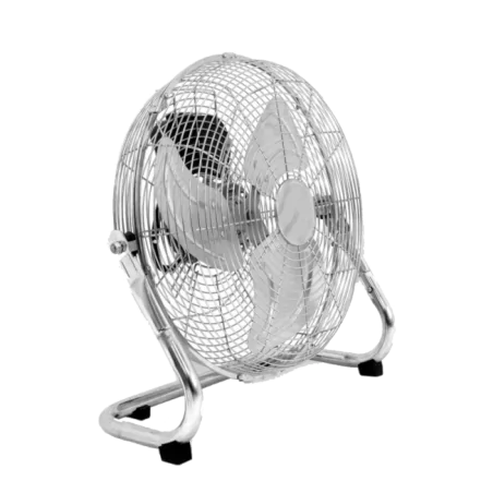 Wentylatory-podlogowe - cyrkulator powietrza wentylator podłogowy chromowany 125w 18'' 45cm da-5018 descon 