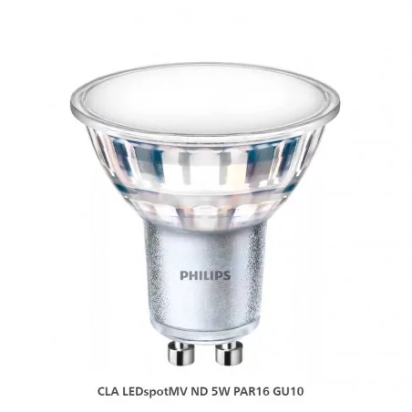 Gwint-trzonek-gu10 - żarówka led gu10 ciepła  4,9w-50w 3000k 120st. 550lm corepro led philips 