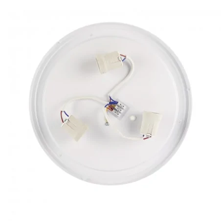 Plafony - 04405 okrągła plafoniera na 3 żarówki e27 biała o średnicy 40cm salma c ideus-struhm 