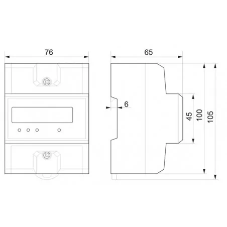 Liczniki-trojfazowe - wze-3 3f trójfazowy licznik zużycia energii lcd 80a f&f 
