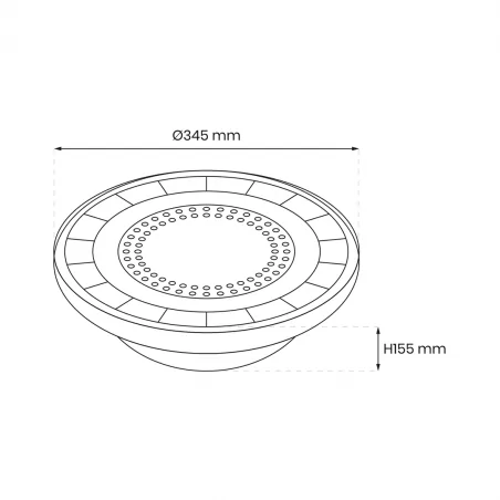 Oprawy-hermetyczne-led - ek0730 mocna oprawa techniczna led 200w 4000k high bay eko-light 