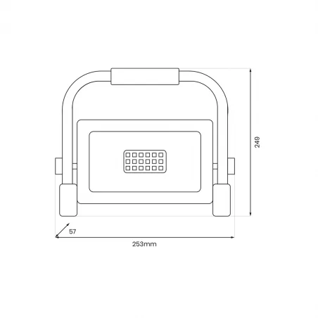 Naswietlacze-led-przenosne - ekn0732 naświetlacz led przenośny 50w 4000k ip65 work eko-light 