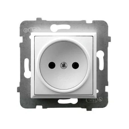 Gniazda-pojedyncze-podtynkowe - gniazdo pojedyncze podtynkowe białe gp-1u/m/00 aria ospel 