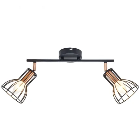 Kinkiety - oprawa ścienno-sufitowa industrial spot sofia 2*e14 310941 polux 