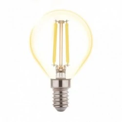 Gwint-trzonek-e14 - edp020ww ozdobna żarówka led filament e14  5,5w 806lm 3000k g45 kulka inq 