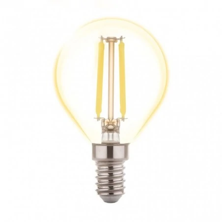 Gwint-trzonek-e14 - edp020ww ozdobna żarówka led filament e14  5,5w 806lm 3000k g45 kulka inq 