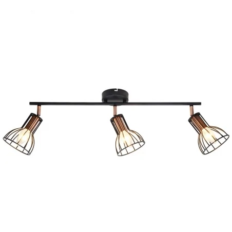 Kinkiety - lampa sufitowa industrial do loftu spot sofia 3xe14 310958 polux 