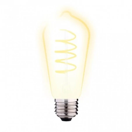 Zarowki-dekoracyjne - eds010ww żarówka led st64 e27 4w 300lm 3000k z dekoracyjną spiralą filament inq 