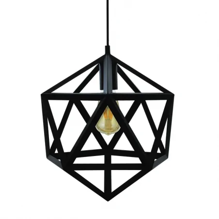 Lampy-sufitowe - lampa sufitowa druciana loftowa industrial 20w e27 denmark c 305534 polux 